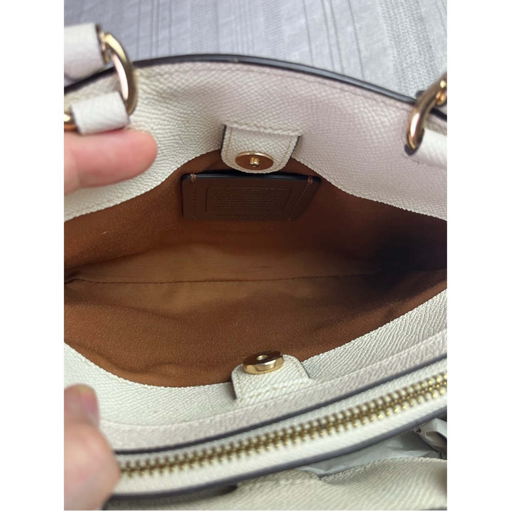 COACH Mini Lillie Carryall (Chalk) - Picture 11 of 16
